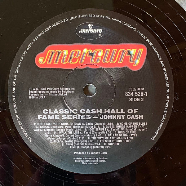 Johnny Cash : Classic Cash (LP, Album)