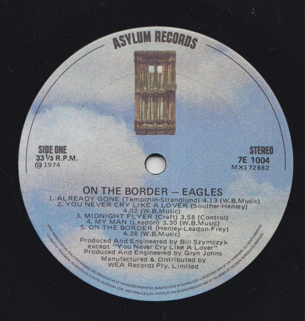 Eagles : On The Border (LP, Album, ARC)