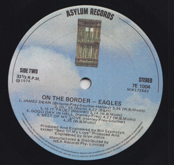 Eagles : On The Border (LP, Album, ARC)