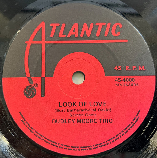 Dudley Moore Trio : Song For Suzie / Look Of Love (7", Single)