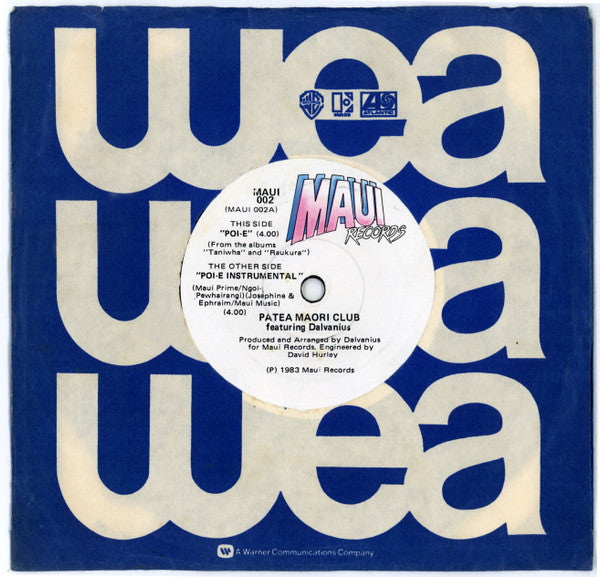 Patea Maori Club Featuring Dalvanius : Poi-E (7", Single)