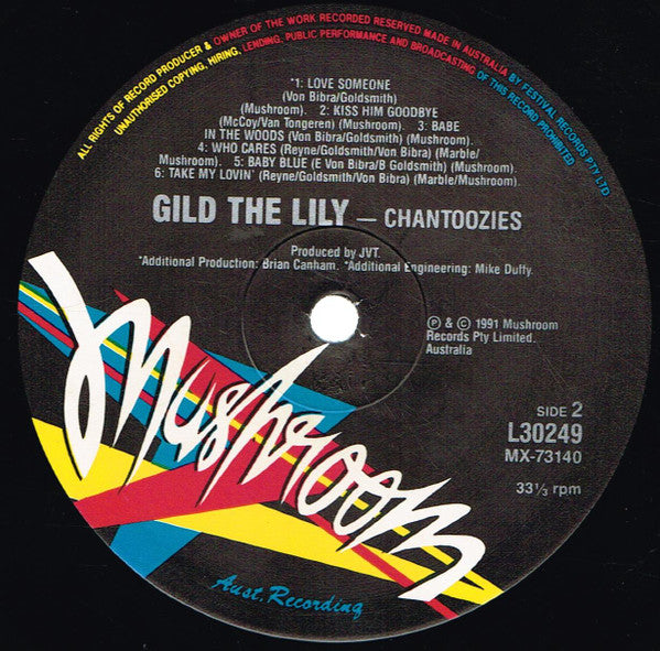 The Chantoozies : Gild The Lily (LP, Album)