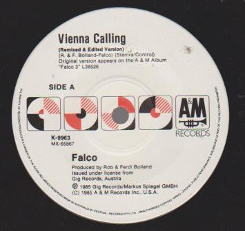 Falco : Vienna Calling (7", Single, Ltd)