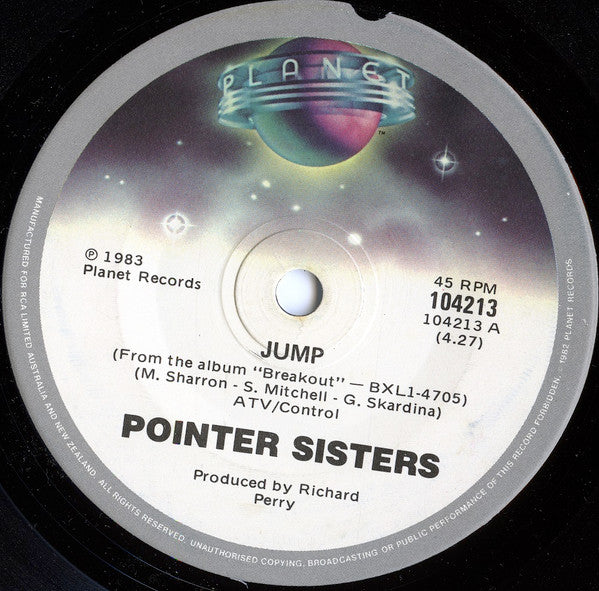 Pointer Sisters : Jump (7&quot;, Single)