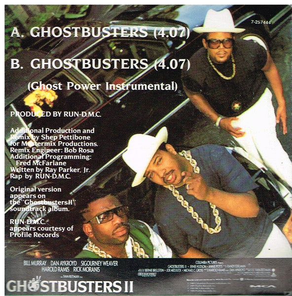 Run DMC* : Ghostbusters (7")