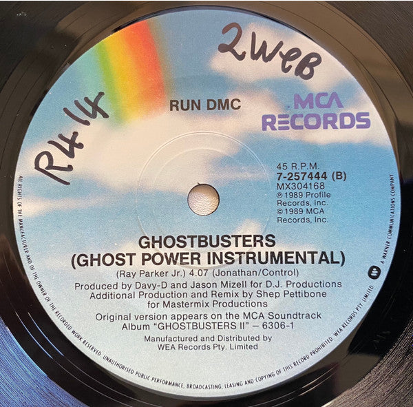 Run DMC* : Ghostbusters (7")