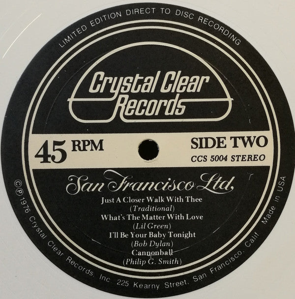 San Francisco Ltd. : San Francisco Ltd. (LP, Album, Ltd, Whi)