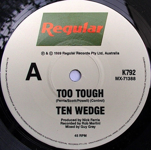 Ten Wedge : Me And Mrs Jones / Too Tough (7", Single, Ltd)