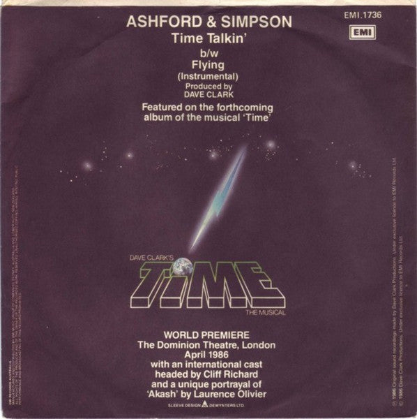 Ashford & Simpson : Time Talkin' (7")