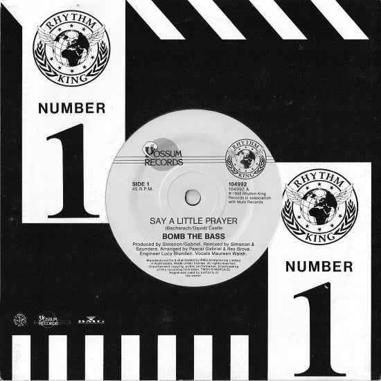 Bomb The Bass : Say A Little Prayer (7", Single)