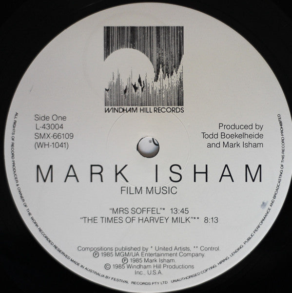 Mark Isham : Film Music (LP, Album)