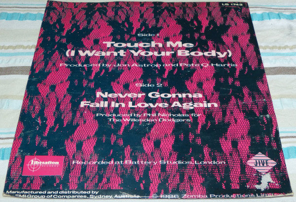 Samantha Fox : Touch Me (I Want Your Body) (7", Single)