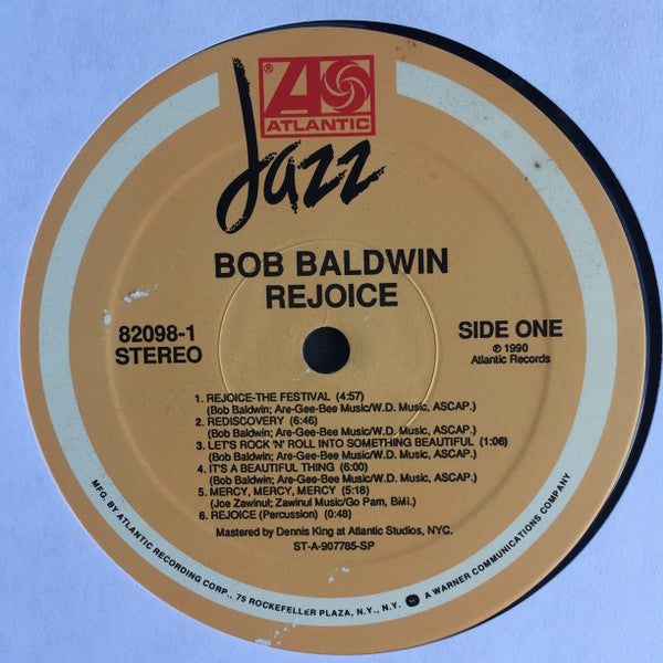 Bob Baldwin : Rejoice (LP)