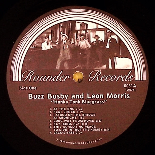 Buzz Busby And Leon Morris : Honkytonk Bluegrass (LP, Album)