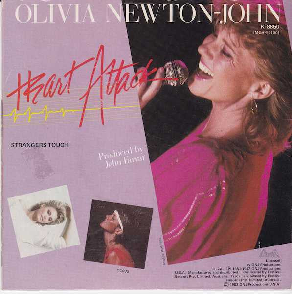 Olivia Newton-John : Heart Attack (7", Single, Ltd)