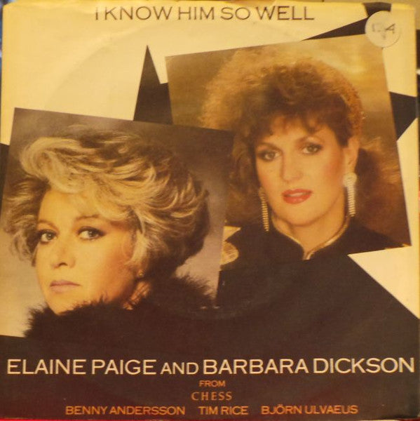 Elaine Paige And Barbara Dickson : I Know Him So Well (7&quot;)