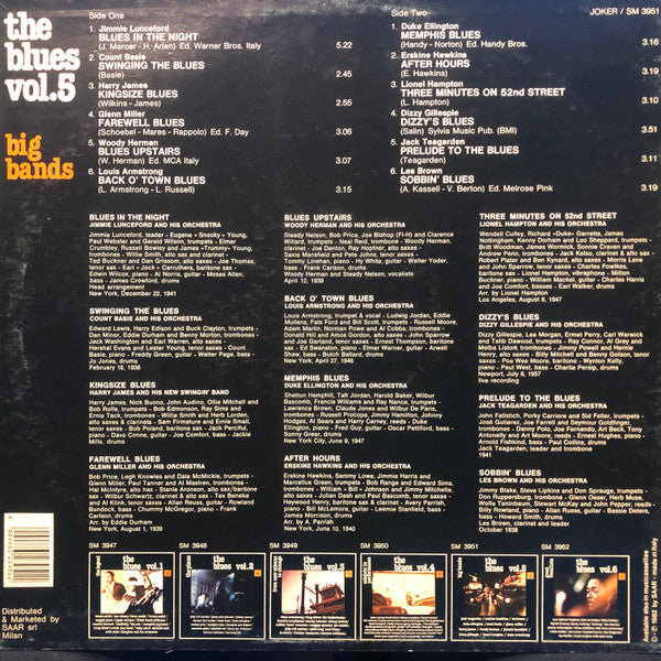 Various : Big Bands, The Blues Vol. 5 (LP, Comp)
