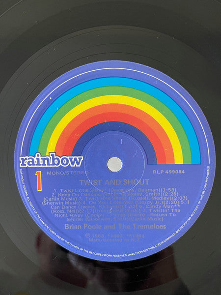 Brian Poole & The Tremeloes : Twist And Shout (LP, Comp)