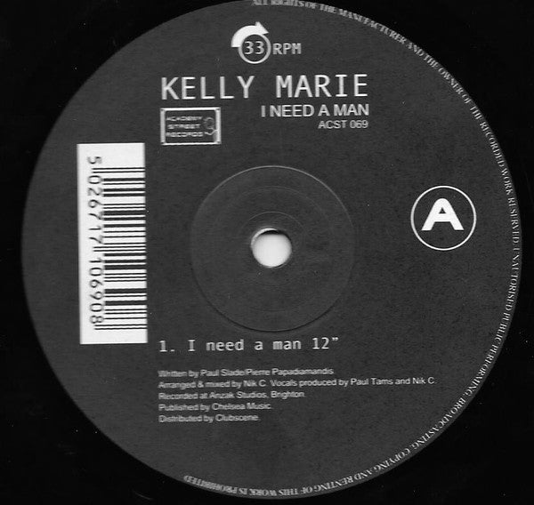 Kelly Marie : I Need A Man (12&quot;)