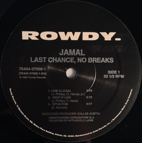 Jamal (2) : Last Chance, No Breaks (2xLP, Album)