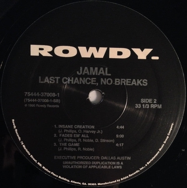 Jamal (2) : Last Chance, No Breaks (2xLP, Album)