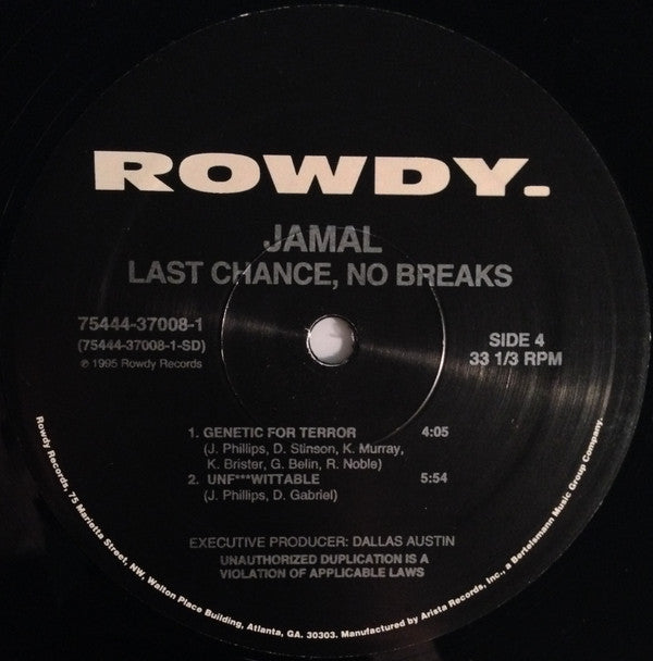 Jamal (2) : Last Chance, No Breaks (2xLP, Album)