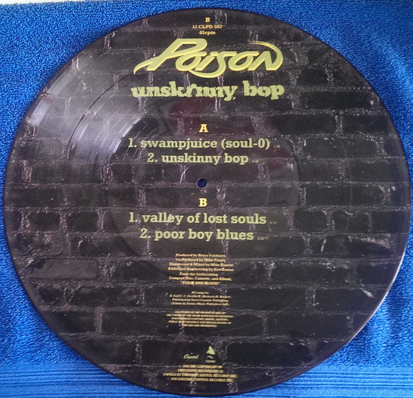Poison (3) : Unskinny Bop (12", Pic)