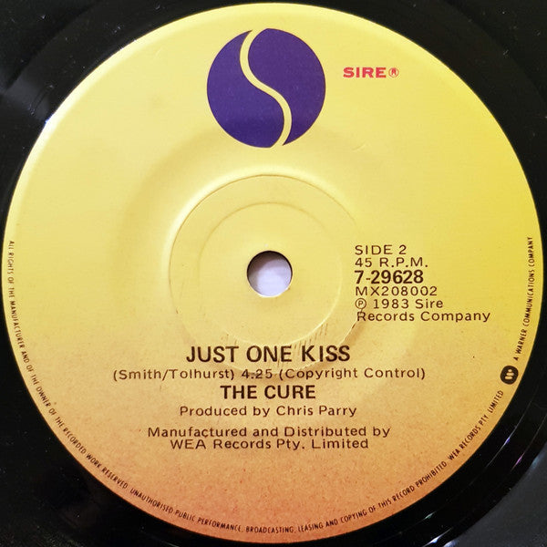 The Cure : Let's Go To Bed (7", Single)