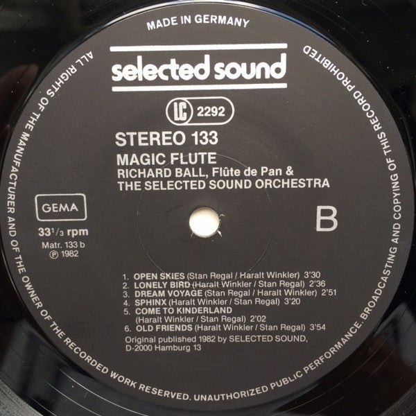 Richard Ball : Magic Flute (LP)