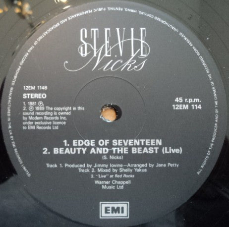 Stevie Nicks : Whole Lotta Trouble (12", Single, Dou)