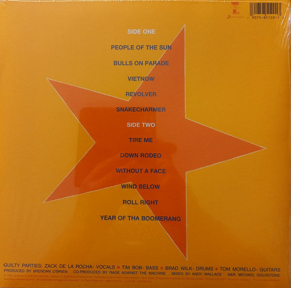 Rage Against The Machine : Evil Empire (LP, Album, RE)