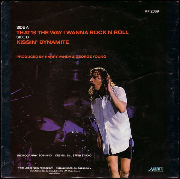 AC/DC : That's The Way I Wanna Rock N Roll (7", Single)