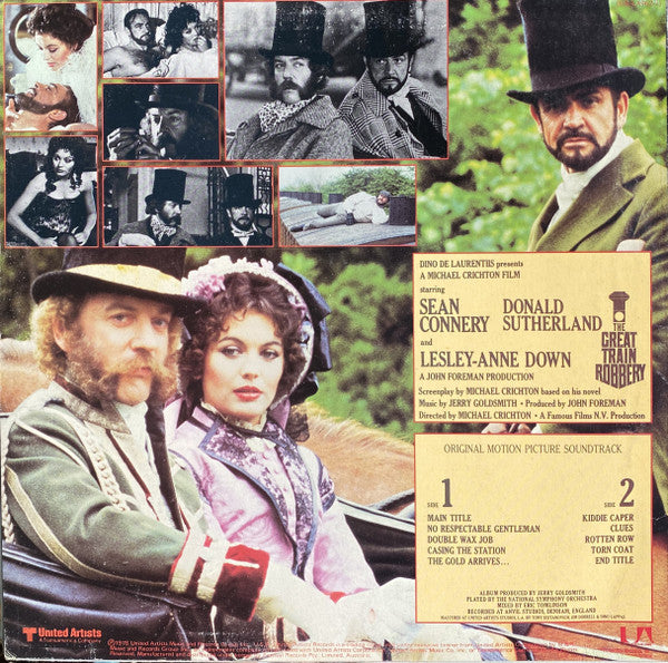 Jerry Goldsmith : The Great Train Robbery (Original Motion Picture Soundtrack) (LP, Album)