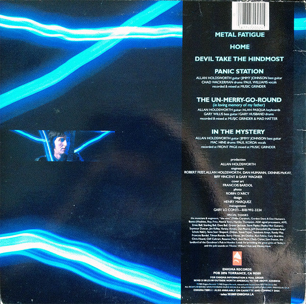 Allan Holdsworth With I.O.U. (3) : Metal Fatigue (LP, Album)
