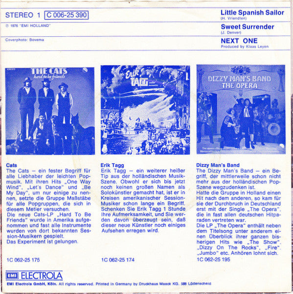 Next One : Little Spanish Sailor (7", Single)