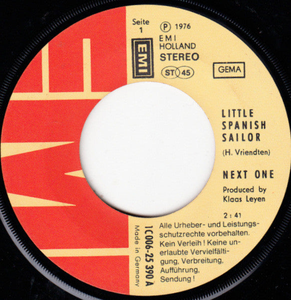 Next One : Little Spanish Sailor (7", Single)