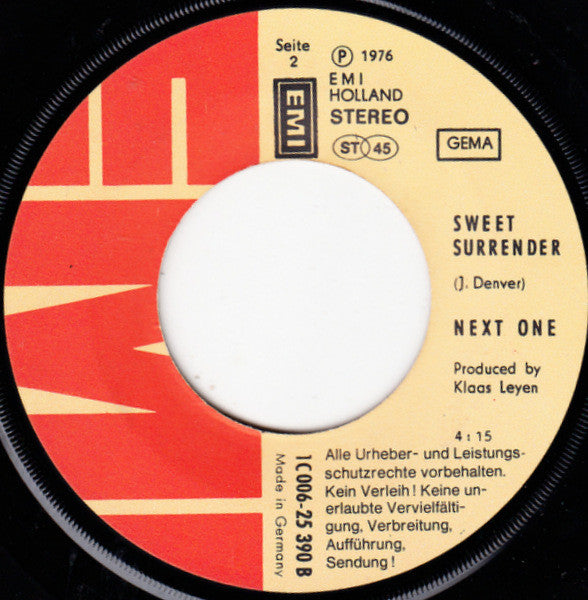 Next One : Little Spanish Sailor (7", Single)