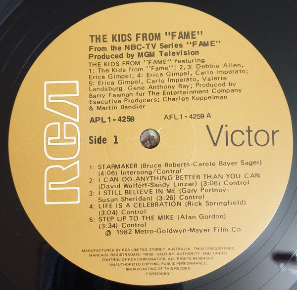 The Kids From Fame : The Kids From Fame (LP, Album, Gat)