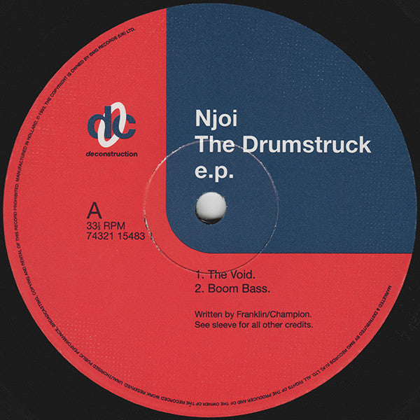 N-Joi : The Drumstruck E.P. (12", EP)