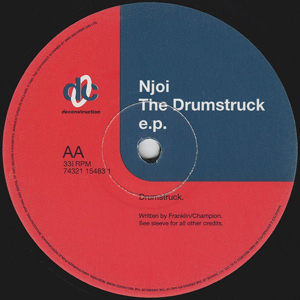 N-Joi : The Drumstruck E.P. (12", EP)