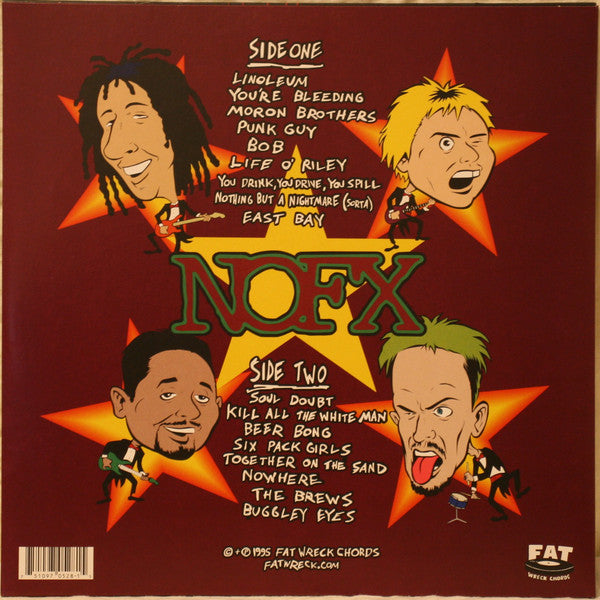 NOFX : I Heard They Suck Live!! (LP, Album, RP)