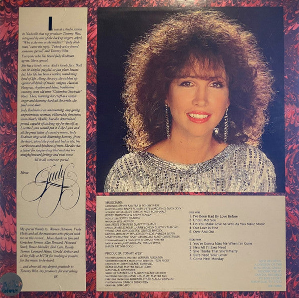 Judy Rodman : Judy (LP, Album, Spe)