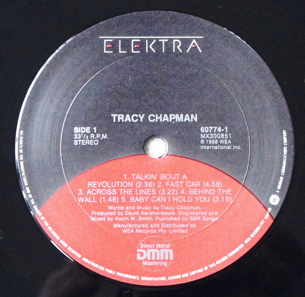 Tracy Chapman : Tracy Chapman (LP, Album)