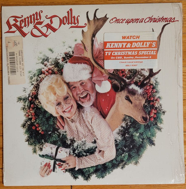 Kenny Rogers & Dolly Parton : Once Upon A Christmas (LP, Album, Ind)