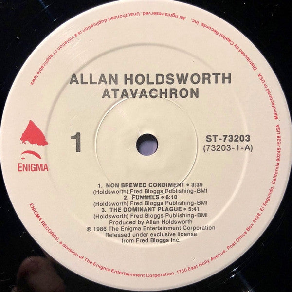 Allan Holdsworth : Atavachron (LP, Album)
