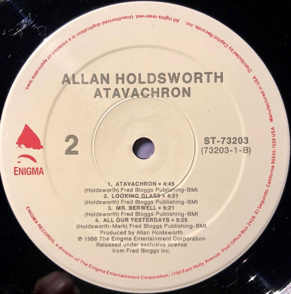 Allan Holdsworth : Atavachron (LP, Album)
