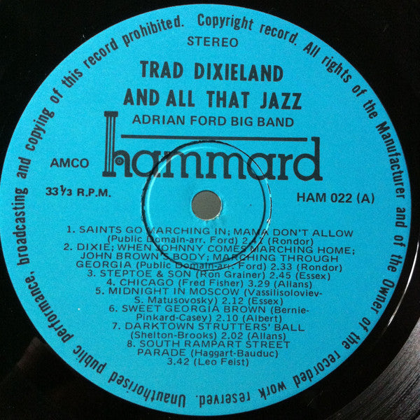 Adrian Ford Big Band : Trad, Dixieland And All That Jazz (LP)