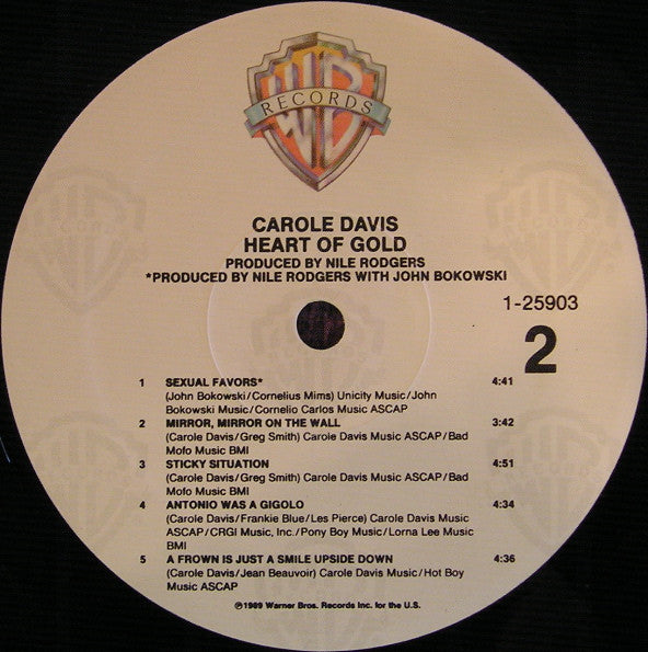 Carole Davis : Heart Of Gold (LP, Album)