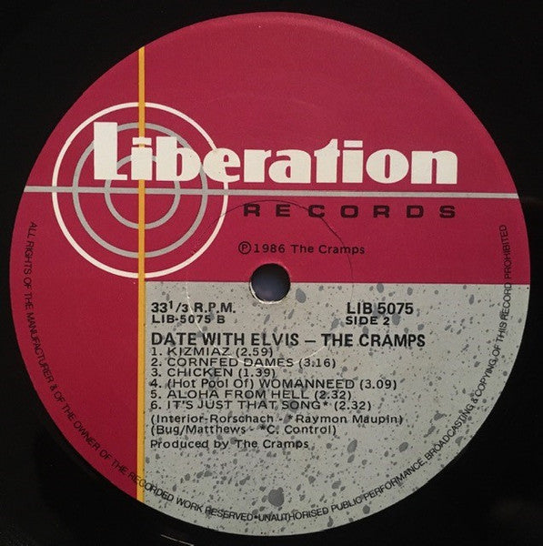 The Cramps : A Date With Elvis (LP, Album)