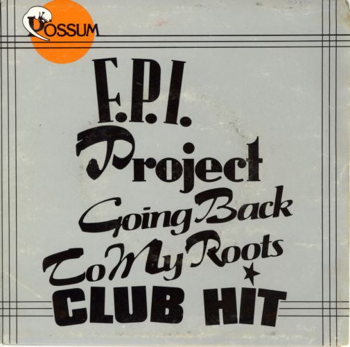 FPI Project : Going Back To My Roots (7&quot;, Single)